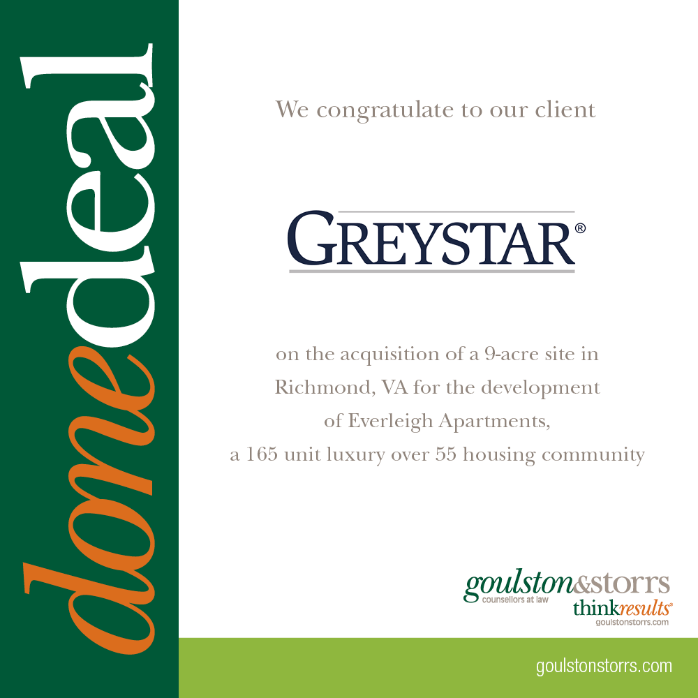 Greystar Done Deal